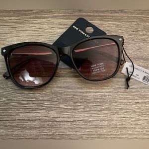New York & Company NY&C Black Wayfarer Sunglasses